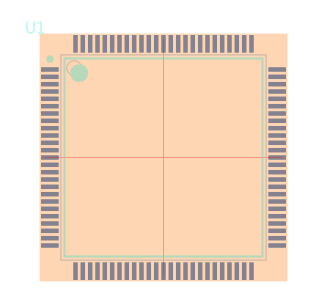 STM32F207VET6脚印