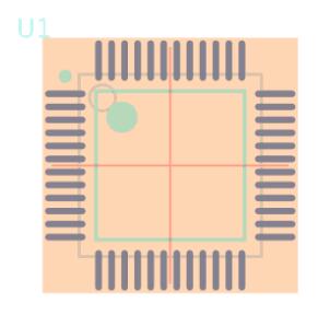 STM32F100CBT6B脚印