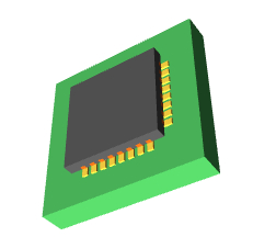 TCA6424ARGJR 3D模型