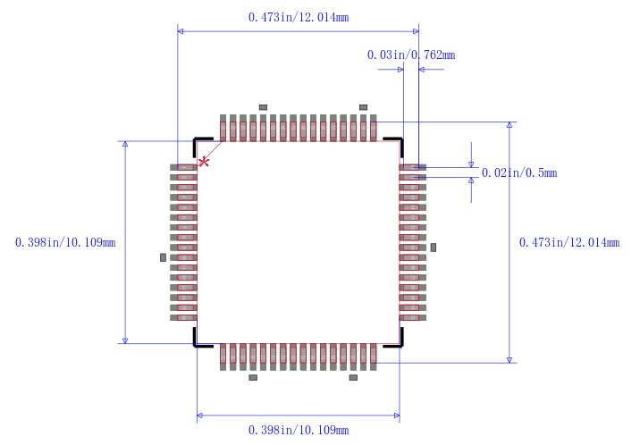 STM32F103R8T7封装