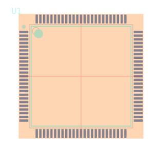 STM32F205VET6脚印