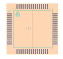 MSP430F149IPMR脚印