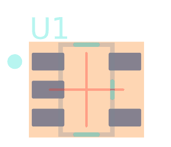 SN74LVC1G17DBVR脚印