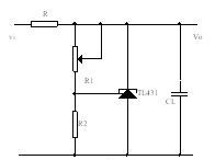 可调稳压电源电路图