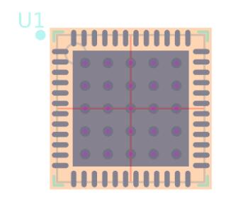 STM32F401CCU6脚印