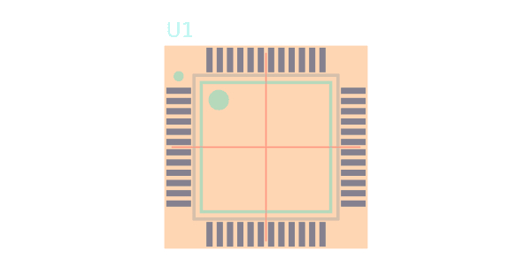 STM32F042C6T6焊垫