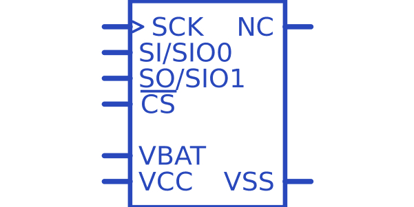 23LCV1024-ISN符号
