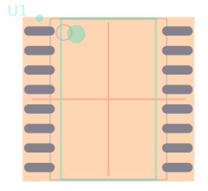 ADUM2400ARWZ脚印