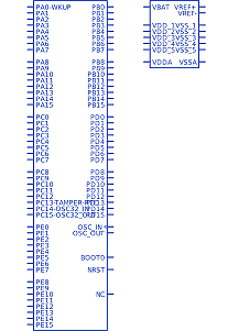 STM32F103VFT6TR符号