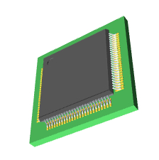 STM32F103VFT6TR 3D模型