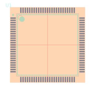 STM32F217VGT6脚印