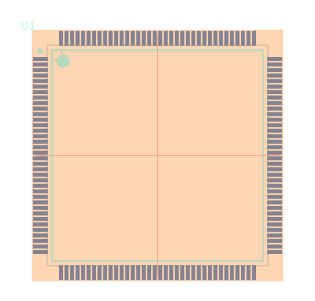 STM32F207ZCT6脚印