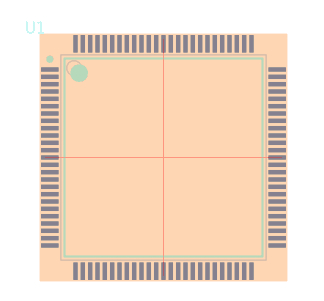 STM32F302VBT6脚印