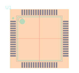 STM32F100RDT6BTR脚印