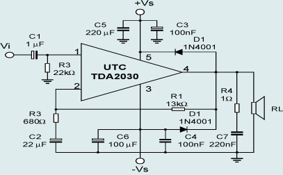 TDA2030应用电路2