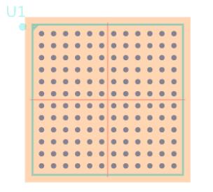 STM32F103ZGH6脚印