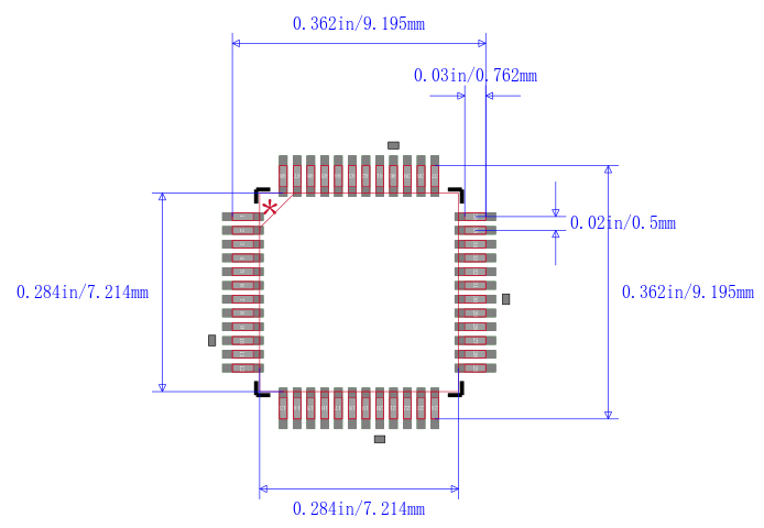 STM32F101CBT6封装