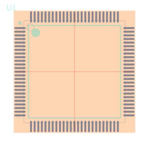 XC95144XL-7TQG100I脚印