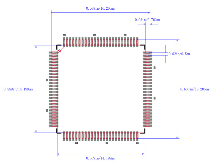 STM32F101VBT6封装