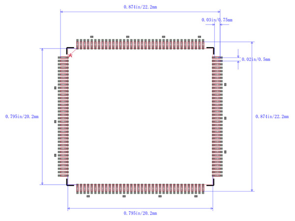 TMS320C50PGEA57封装