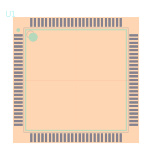 STM32F207VCT6脚印