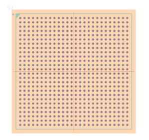 XC3S2000-4FG676C脚印