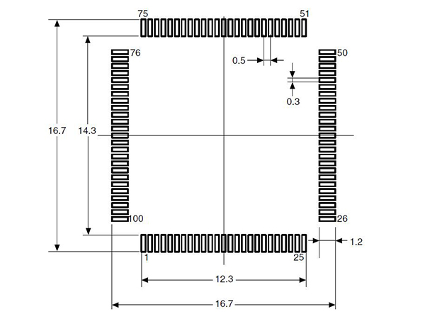 STM32F091VCT6封装