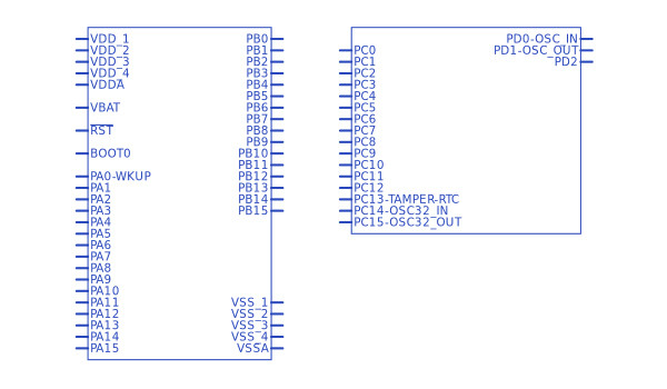 STM32F103R6T6符号