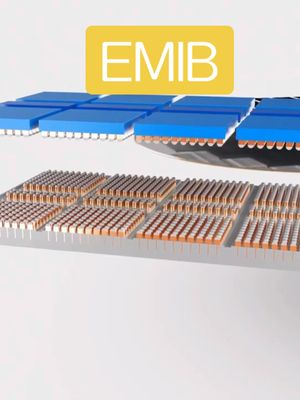 芯片封装EMIB仿真-3D