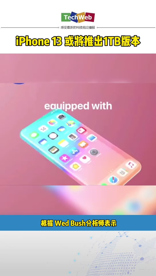 iphone13 或将推出1TB版本