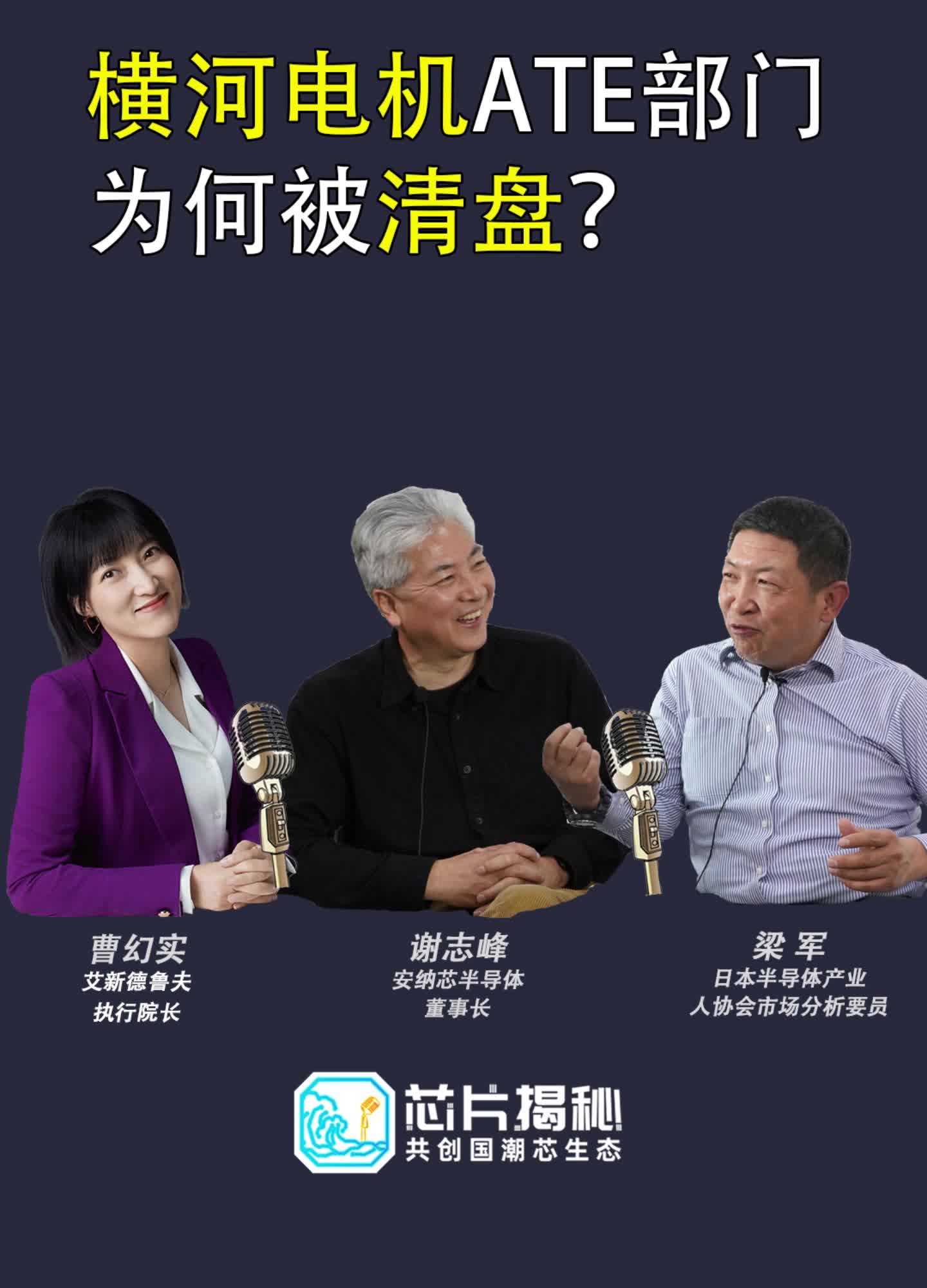横河电机ATE 部门为何被清盘？空降芯片圈的幻实 安纳芯 董事长谢志峰博士对话 日本半导体产业人协会 市场分析要员梁军先生，谈半导体 行业该如何长期成长？