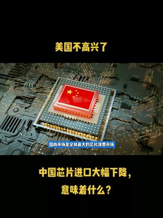 中国芯片进口大幅下降，意味着什么？