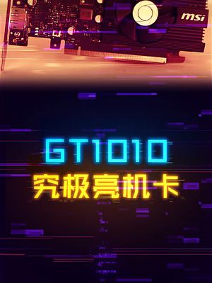 终极亮机卡GT1010来了，请拔掉独显以提升性能！ 显卡 电脑 科技创梦
