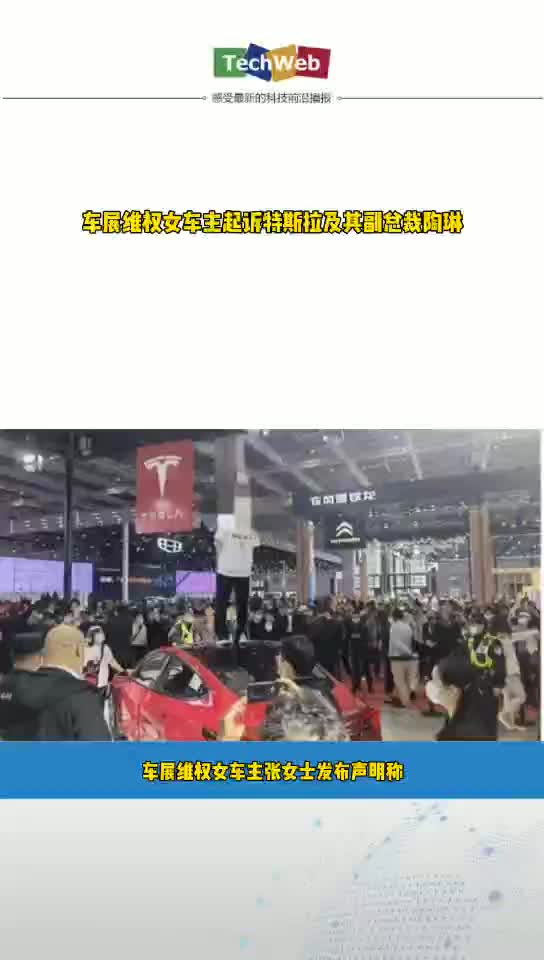 车展维权女车主起诉特斯拉及其副总裁陶琳