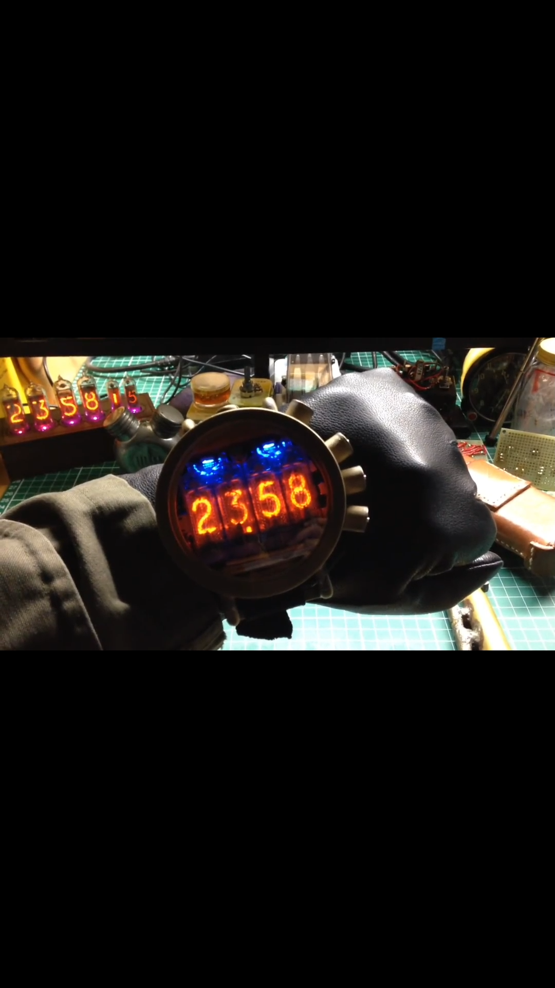 就问你们一句，酷不酷？辉光管 时钟 电子技术 技术分享