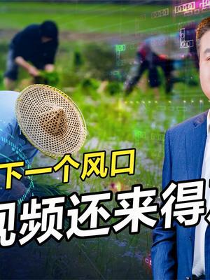 三农博主日进斗金，现在还搞来得及么？自媒体下个风口又是什么？