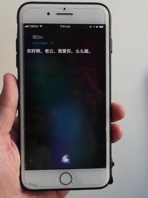 闲着无聊发现iPhone8Siri新功能，啥用没用，就是好玩