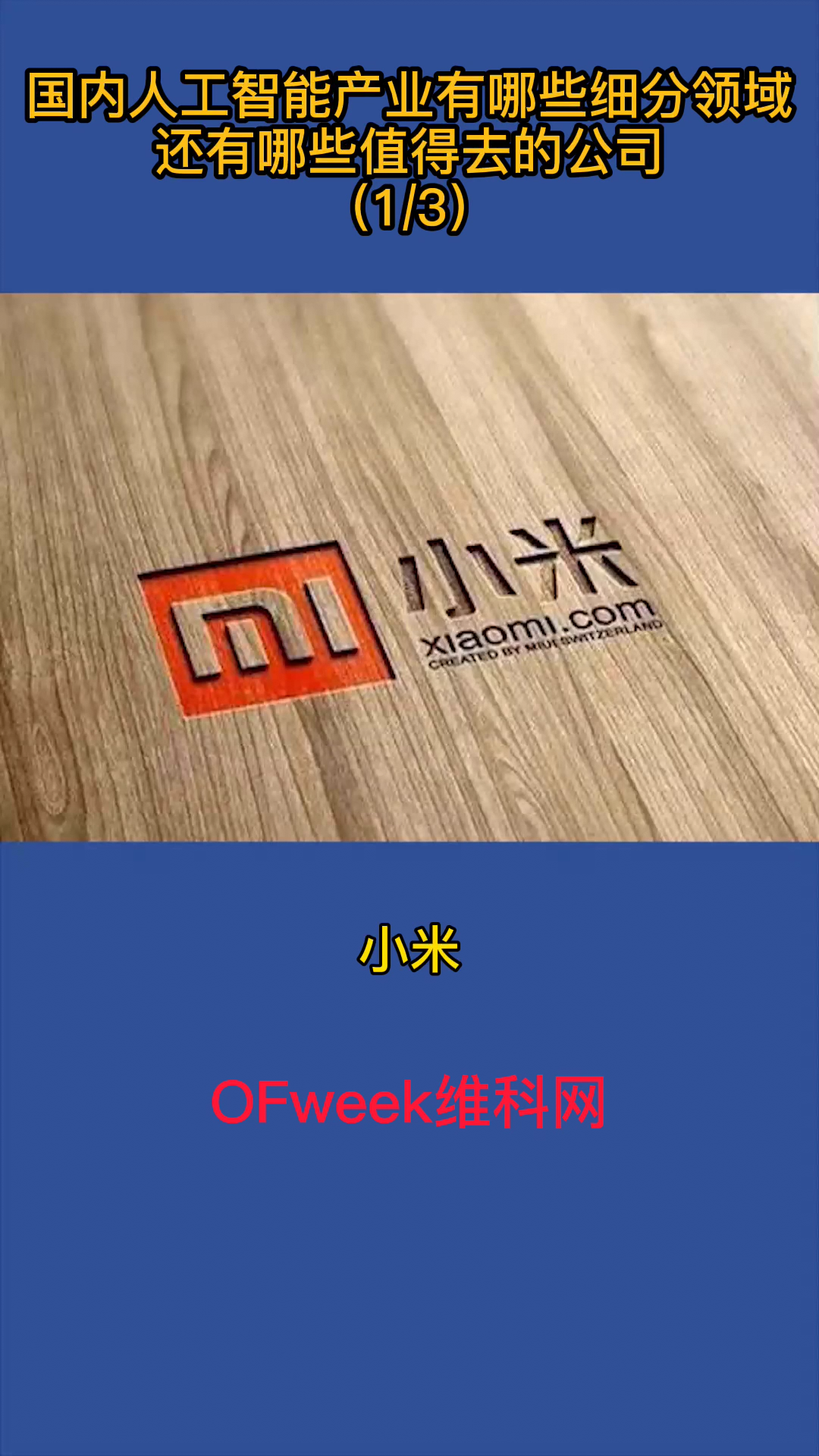 国内人工智能产业有哪些公司值得一去？ 人工智能