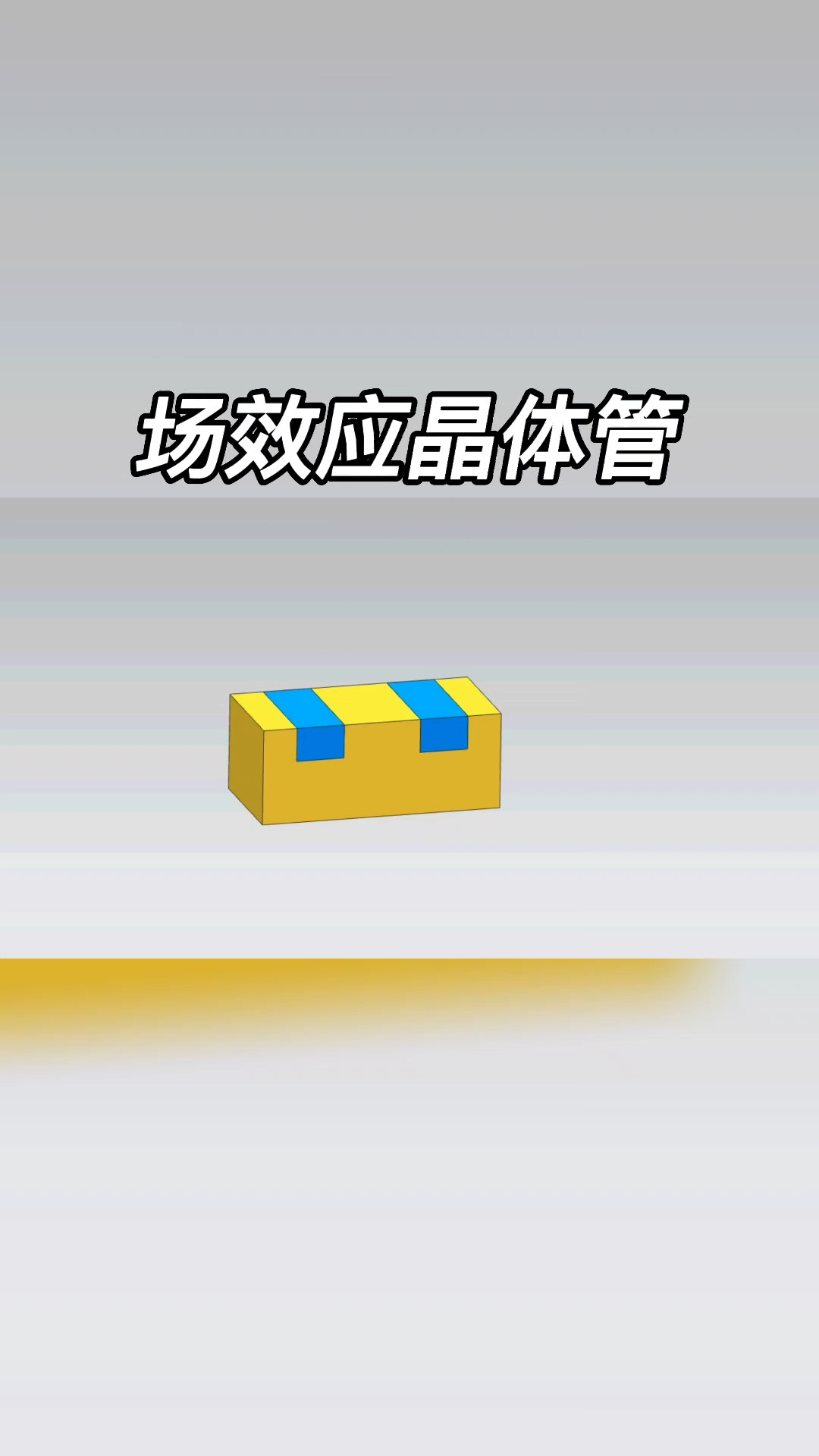 1分钟，让你了解场效应晶体管 的工作原理科普动画