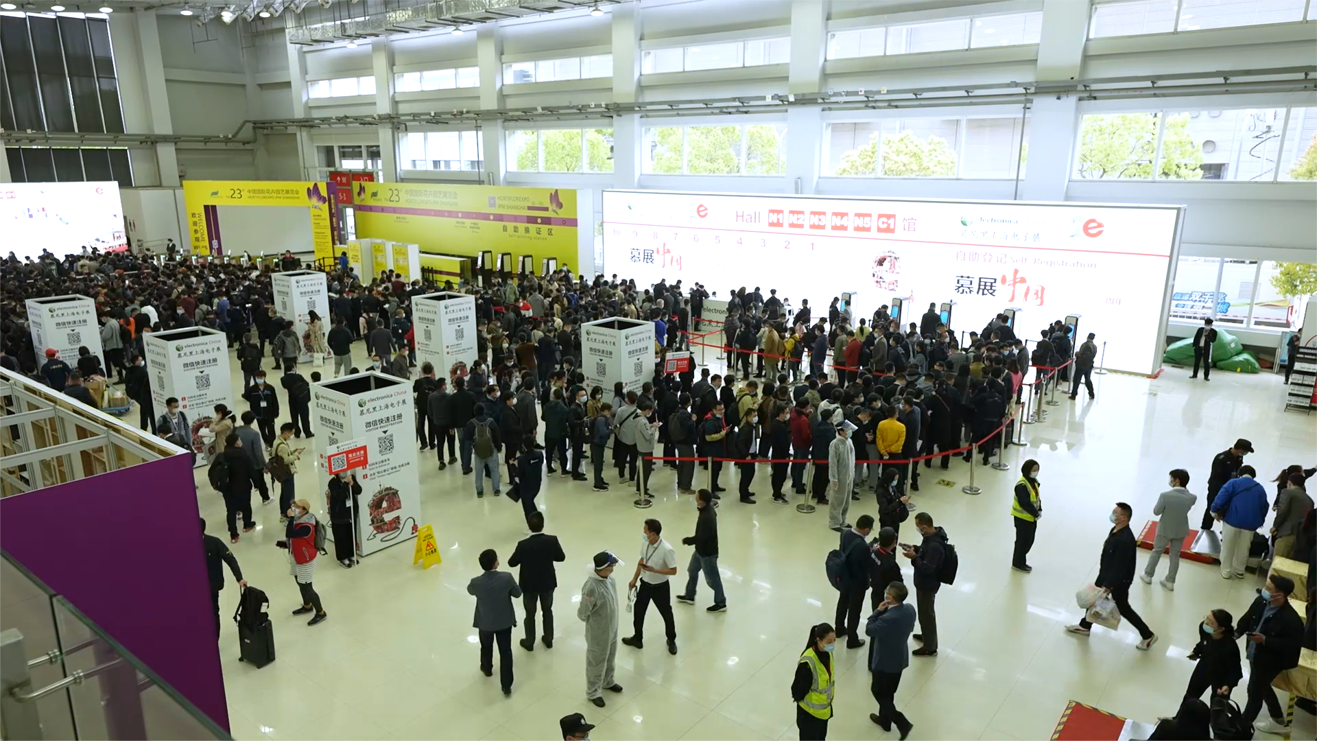 2021年慕尼黑上海电子展首日现场