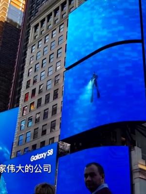三星拼了，为了S8，买下了所有纽约时代广场的广告牌