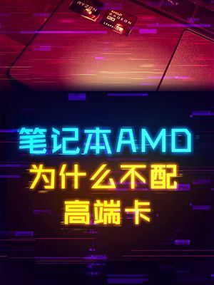 为什么AMD的游戏本不配高端显卡？ 笔记本电脑 cpu 显卡
