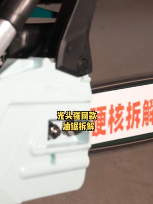 拆解光头强同款油锯，男人的快乐就是那么简单 机械 原理