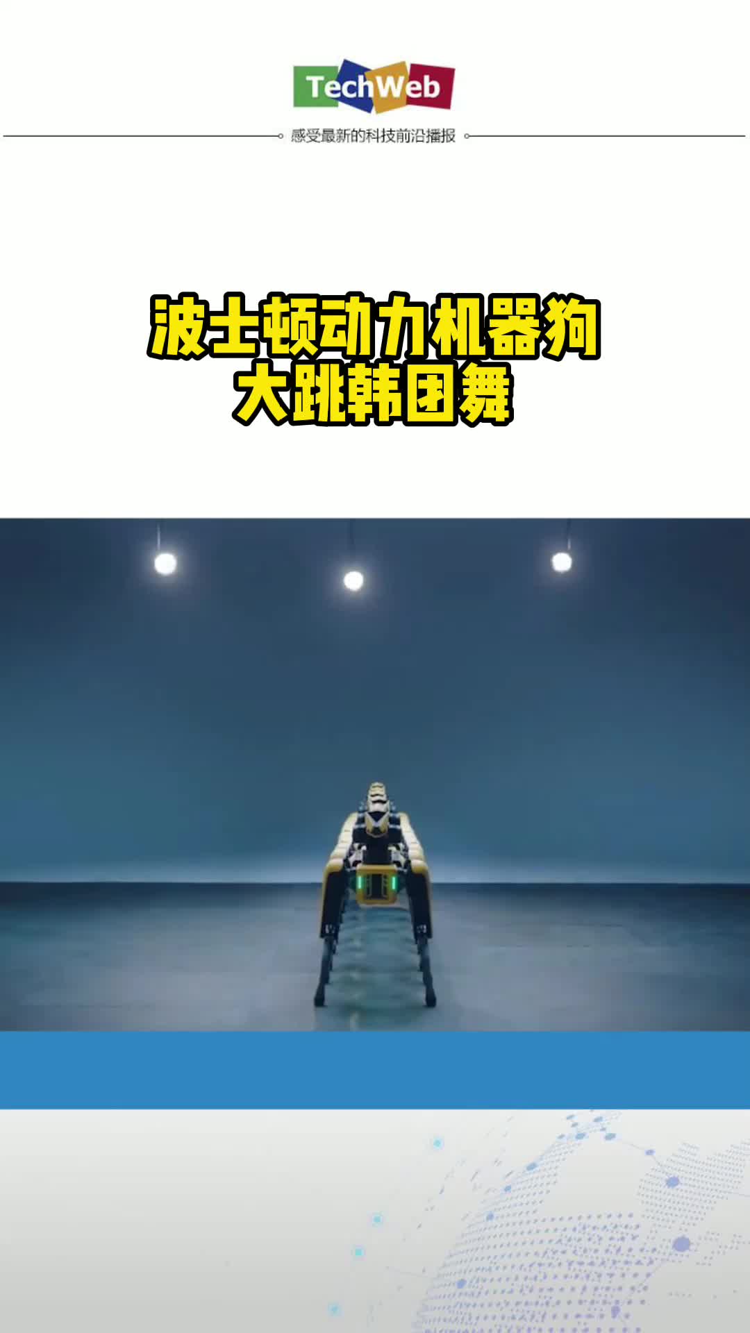 波士顿动力机器狗大跳韩团舞 机器人