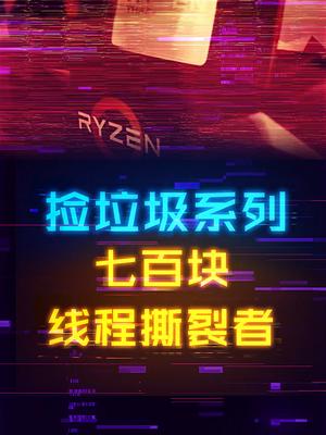 捡垃圾：700块钱搞到线程撕裂者？数框框用户狂喜 电脑 cpu 组装电脑 电脑知识